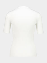 Courrèges Heritage White Vinyl and Knit Polo