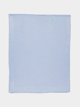 Ferragamo Light Blue Silk-Wool Shawl