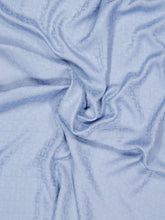 Ferragamo Light Blue Silk-Wool Shawl