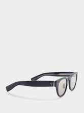 Eyevan 7285 329 Round Black Acetate Sunglasses