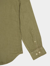 120% Lino Cactus Long-Sleeve Regular Fit Linen Shirt