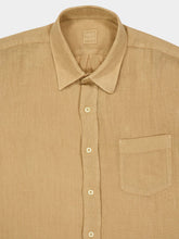 120% Lino Almond Long-Sleeve Regular Fit Linen Shirt
