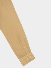 120% Lino Almond Long-Sleeve Regular Fit Linen Shirt