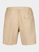 120% Lino Almond Linen Bermuda Shorts