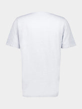 120% Lino White Linen T-Shirt