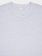 120% Lino White Linen T-Shirt