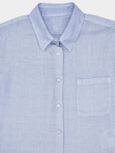 120% Lino Sea Soft Fade Long Sleeve Shirt with Front Pocket