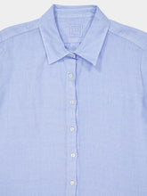 120% Lino Aquatic Solid Long Sleeve Linen Shirt