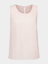 120% Lino Cipria Pink Sleeveless Linen Top