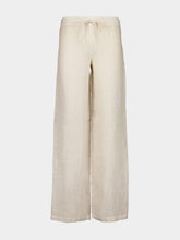 120% Lino Safari Soft Fade Casual Fit Pants with Drawstring