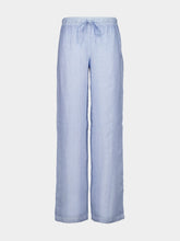 120% Lino Sea Soft Fade Linen Drawstring Pants
