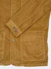 120% Lino Caramel Cotton Buttoned Jacket