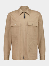 120% Lino Safari Cotton Buttoned Jacket