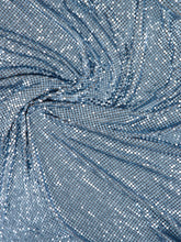 Rabanne Sky Blue Aluminium Strap Maxi Dress