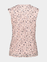 Rabanne Light Pink Floral Sequin Sleeveless Top