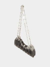 Rabanne Silver and Black 1969 Nano Skyline Bag