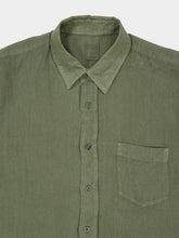 120% Lino Khaki Linen Regular-Fit Shirt