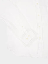 120% Lino White Linen Regular-Fit Shirt