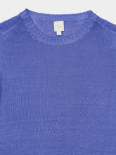 120% Lino Pacific Blue Linen Knitwear