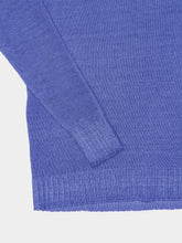 120% Lino Pacific Blue Linen Knitwear
