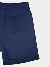 120% Lino Navy Fleece Linen Shorts