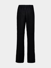 120% Lino Black Linen Casual Fit Trousers