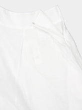 120% Lino White Linen and Cotton Maxi Skirt