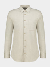 120% Lino Pearl Relaxed-Fit Cotton Shirt