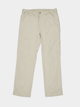 120% Lino Pearl Cotton Straight-Leg Trousers