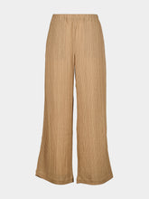 120% Lino Nut Casual-Fit Viscose Trousers