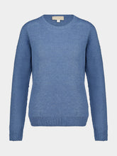 120% Lino Pervinca Wool Crew-Neck Jumper