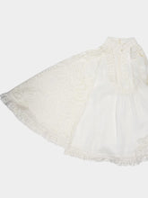 Zimmermann Cream Ascension Lace Yoke Ramie Tunic