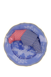 Ferragamo Blue Gancini Print Silk Tie