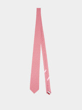 Ferragamo Red Gancini Print Silk Tie