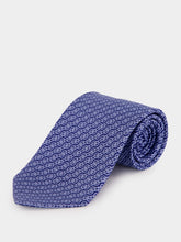 Ferragamo Blue Trofeo Silk Tie