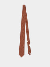 Ferragamo Brown Tetris Silk Tie