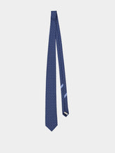 Ferragamo Blue Volt Silk Tie