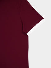 Prada Amaranth Red Layered Cotton T-Shirt