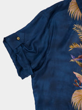 Zimmermann Dark Blue Palm Floral Ascension Shirt