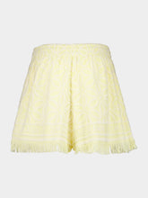 Zimmermann Yellow Cream Coco Towelling Shorts