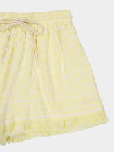 Zimmermann Yellow Cream Coco Towelling Shorts