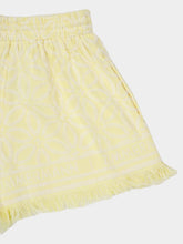 Zimmermann Yellow Cream Coco Towelling Shorts