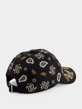 Ferragamo Jet Stream Arabesque Print Cotton Cap