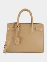 Saint Laurent Sac de Jour Baby in Smooth Leather in Dark Beige