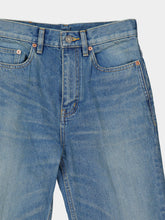 Saint Laurent Yves Flared Jeans in Midi Blue Denim