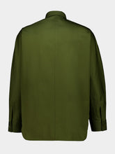 Givenchy Khaki Cotton Couture Seam Overshirt