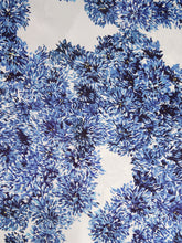 Givenchy Blue Silk Shirt with Pompom Print
