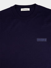 Givenchy Night Blue Merino Wool Crewneck Sweater
