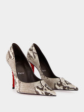 Christian Louboutin Python Leather Miss Z 100 Pumps
