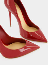 Christian Louboutin Empire Red La Pigalle 100 Patent Leather Pumps